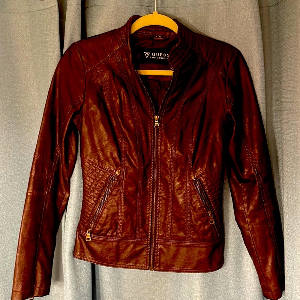 Guess faux leather jacket